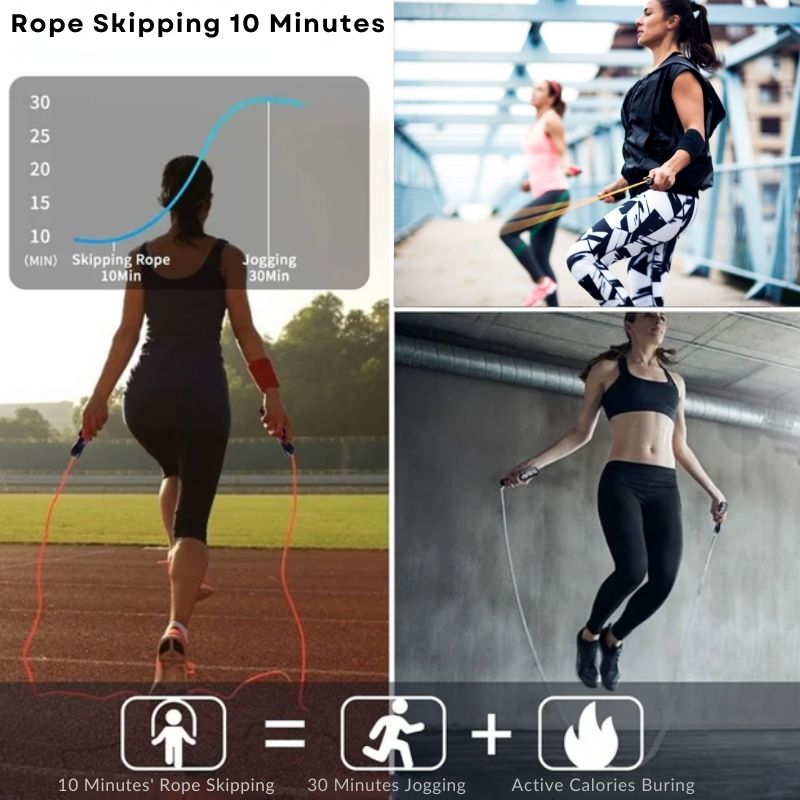 Braided Skipping Rope | EliteRope™ - Fit4Moms