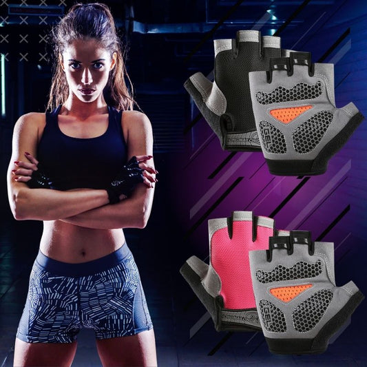 Breathable Gym Gloves | ProGrip™ - Fit4Moms