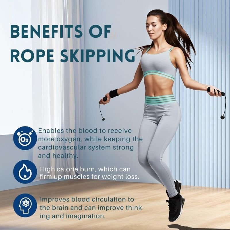 Cordless Skipping Rope | FitActive™ - Fit4Moms